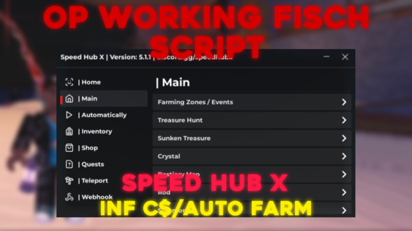 Op Working Fisch Script Speed hub X | Auto farm/INF C$?